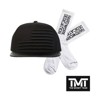 NEW TMT The Money Team Men’s Ball Cap & Sock Combo